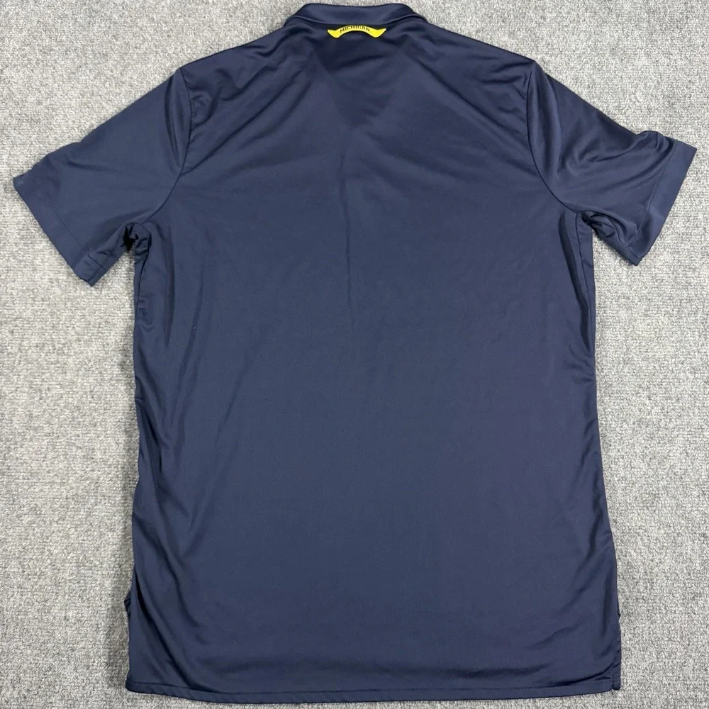 Jordan Michigan Wolverines Polo Shirt Mens Large Dri Fit Performance Game Day